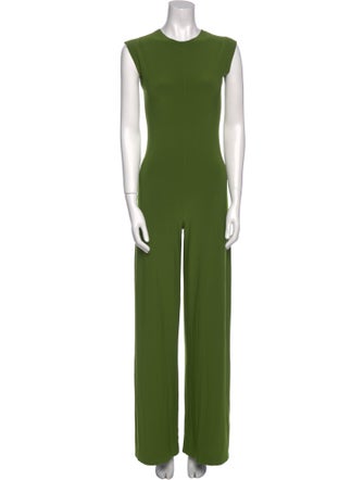 Norma Kamali Crew Neck Jumpsuit