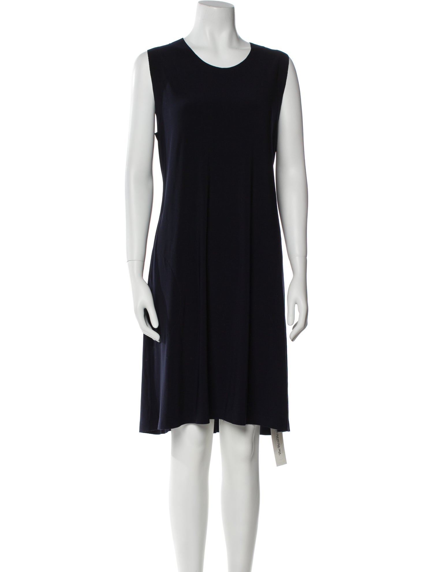 Norma Kamali Scoop Neck Mini Dress