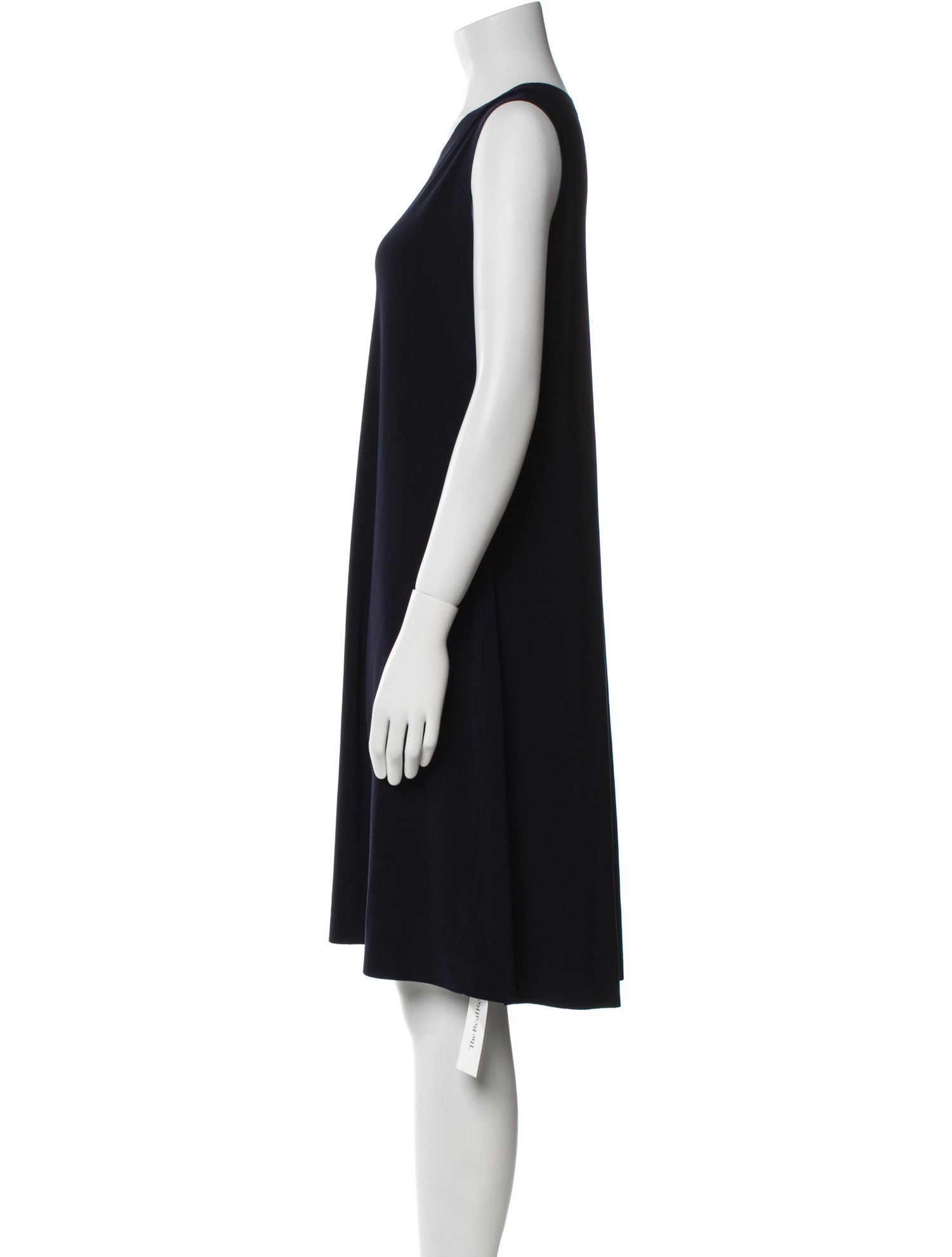 Norma Kamali Scoop Neck Mini Dress