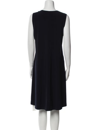 Norma Kamali Scoop Neck Mini Dress