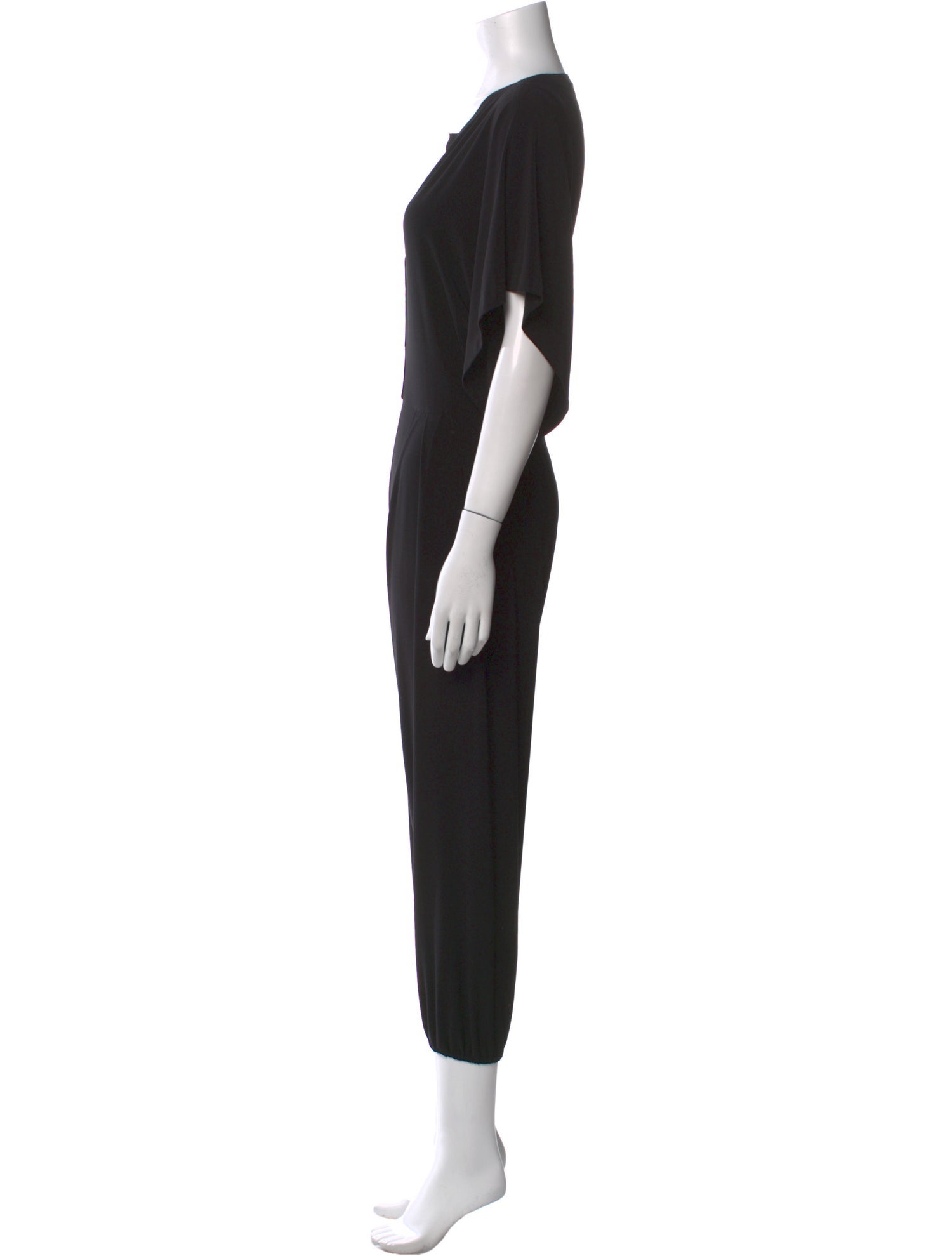 Norma Kamali V-Neck Jumpsuit