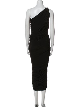 Norma Kamali One-Shoulder Long Dress