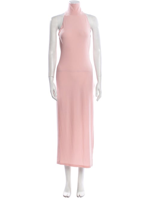 Norma Kamali Mock Neck Long Dress