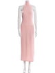 Norma Kamali Mock Neck Long Dress