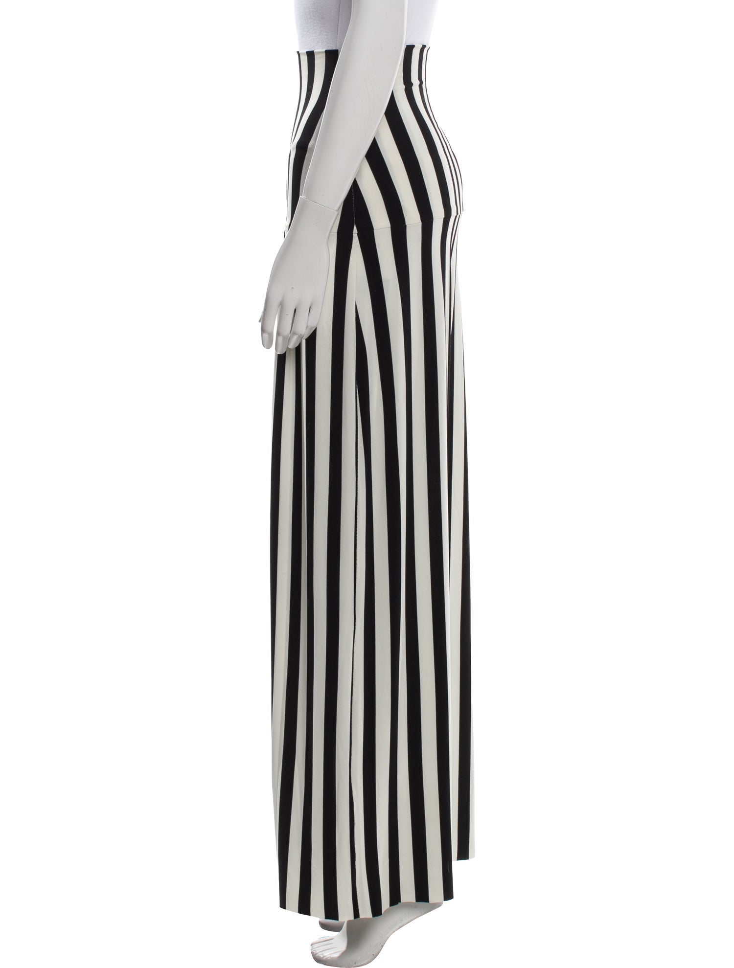 Norma Kamali Striped Wide Leg Pants