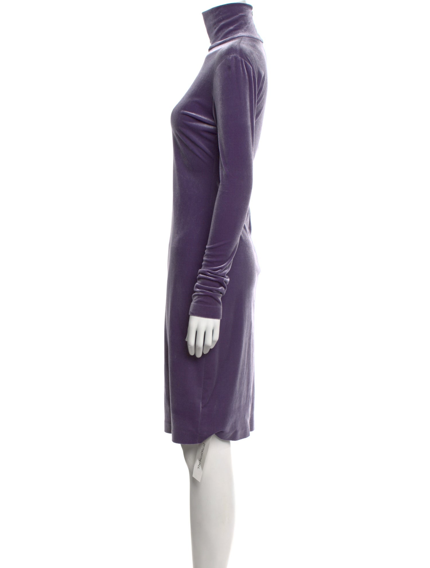 Norma Kamali Turtleneck Knee-Length Dress
