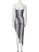 Norma Kamali Animal Print Midi Length Dress