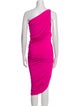 Norma Kamali One-Shoulder Midi Length Dress