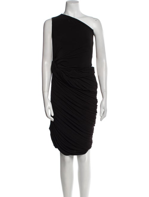 Norma Kamali One-Shoulder Midi Length Dress