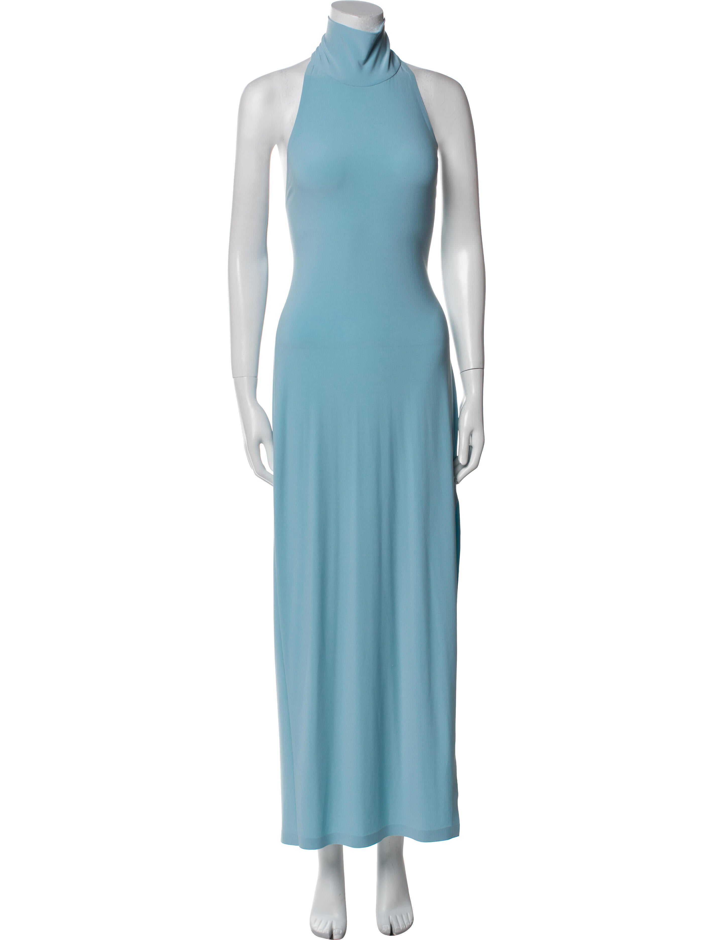 Norma Kamali Turtleneck Long Dress