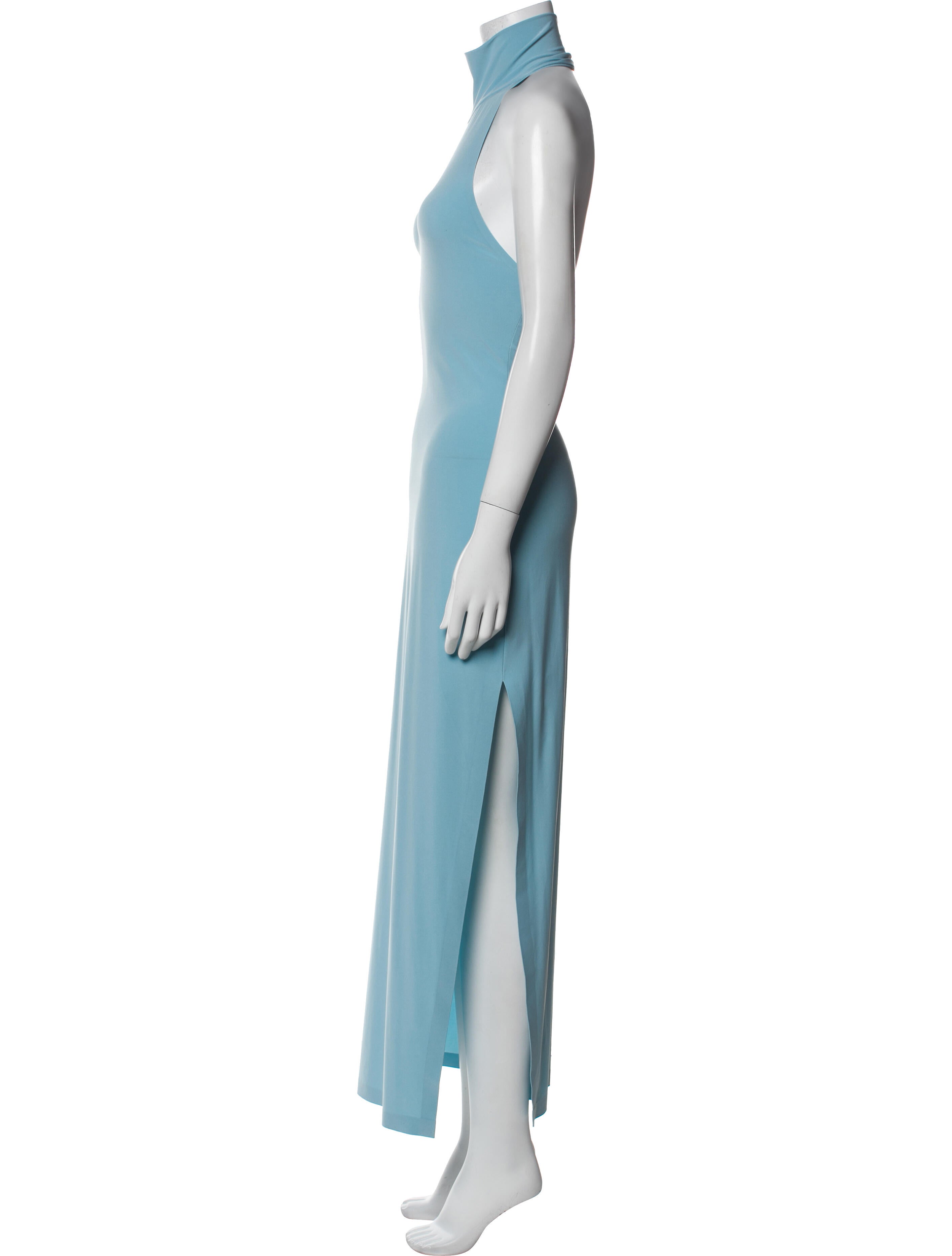 Norma Kamali Turtleneck Long Dress