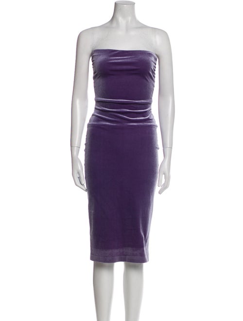 Norma Kamali Strapless Mini Dress