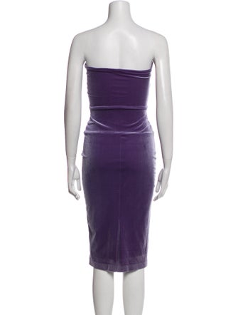 Norma Kamali Strapless Mini Dress