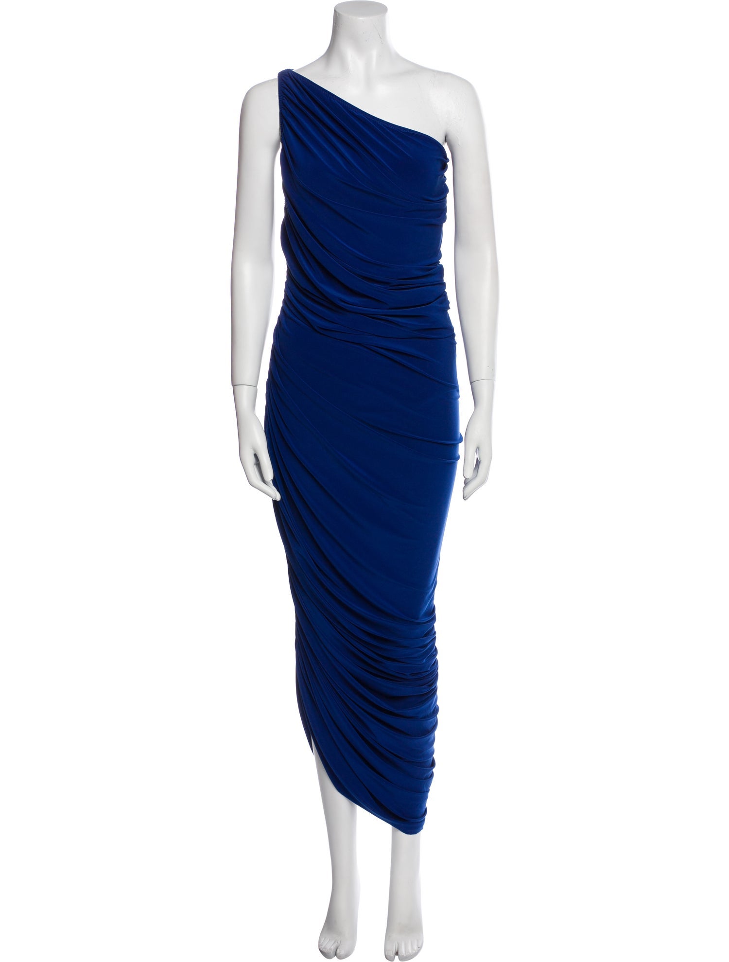 Norma Kamali One-Shoulder Long Dress