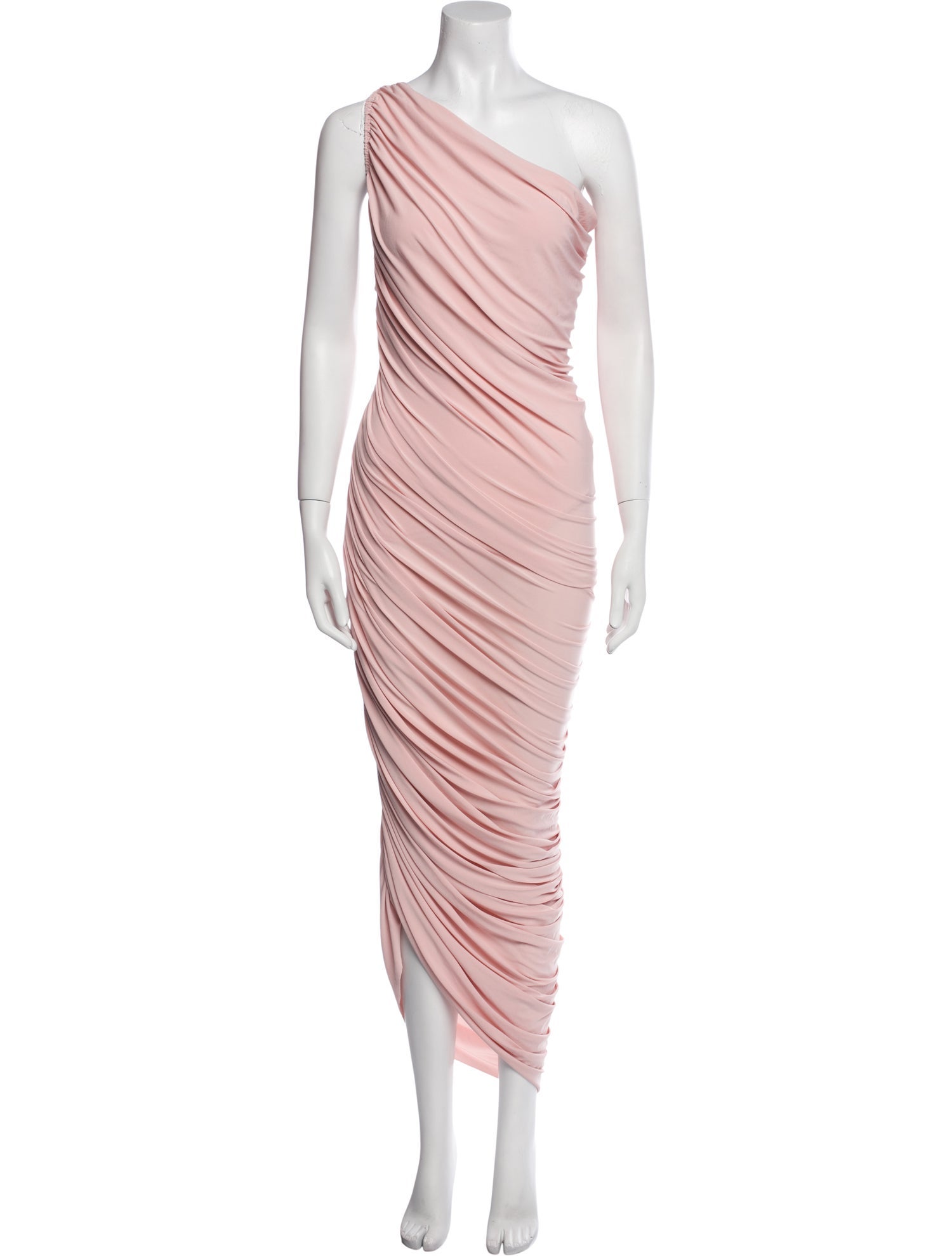 Norma Kamali One-Shoulder Long Dress