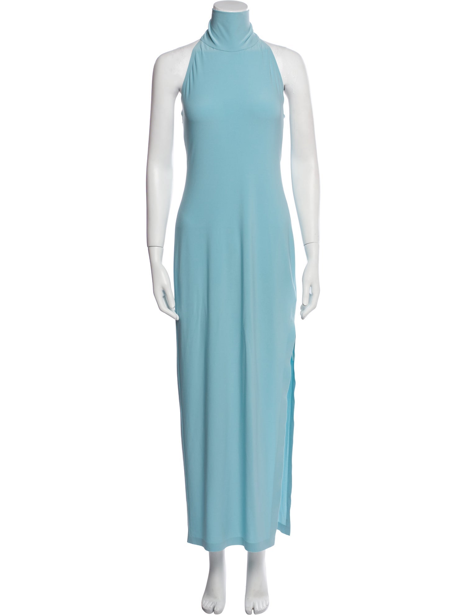 Norma Kamali Turtleneck Long Dress