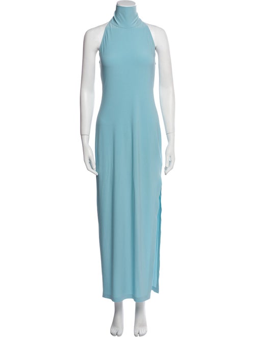 Norma Kamali Turtleneck Long Dress