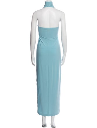 Norma Kamali Turtleneck Long Dress