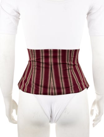 Norma Kamali Wide Silk Waist Belt