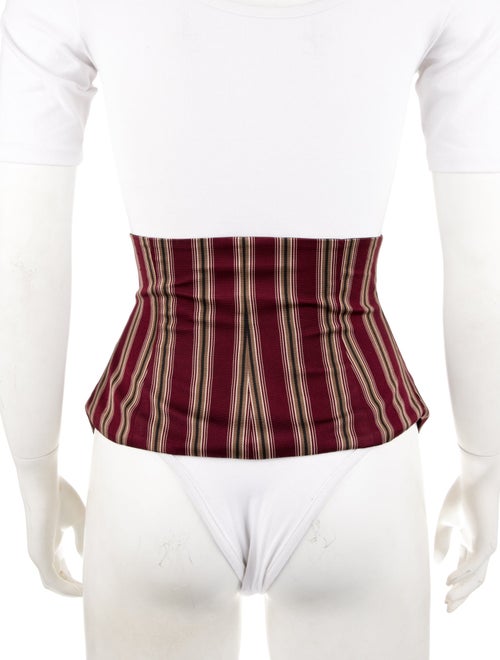 Norma Kamali Wide Silk Waist Belt