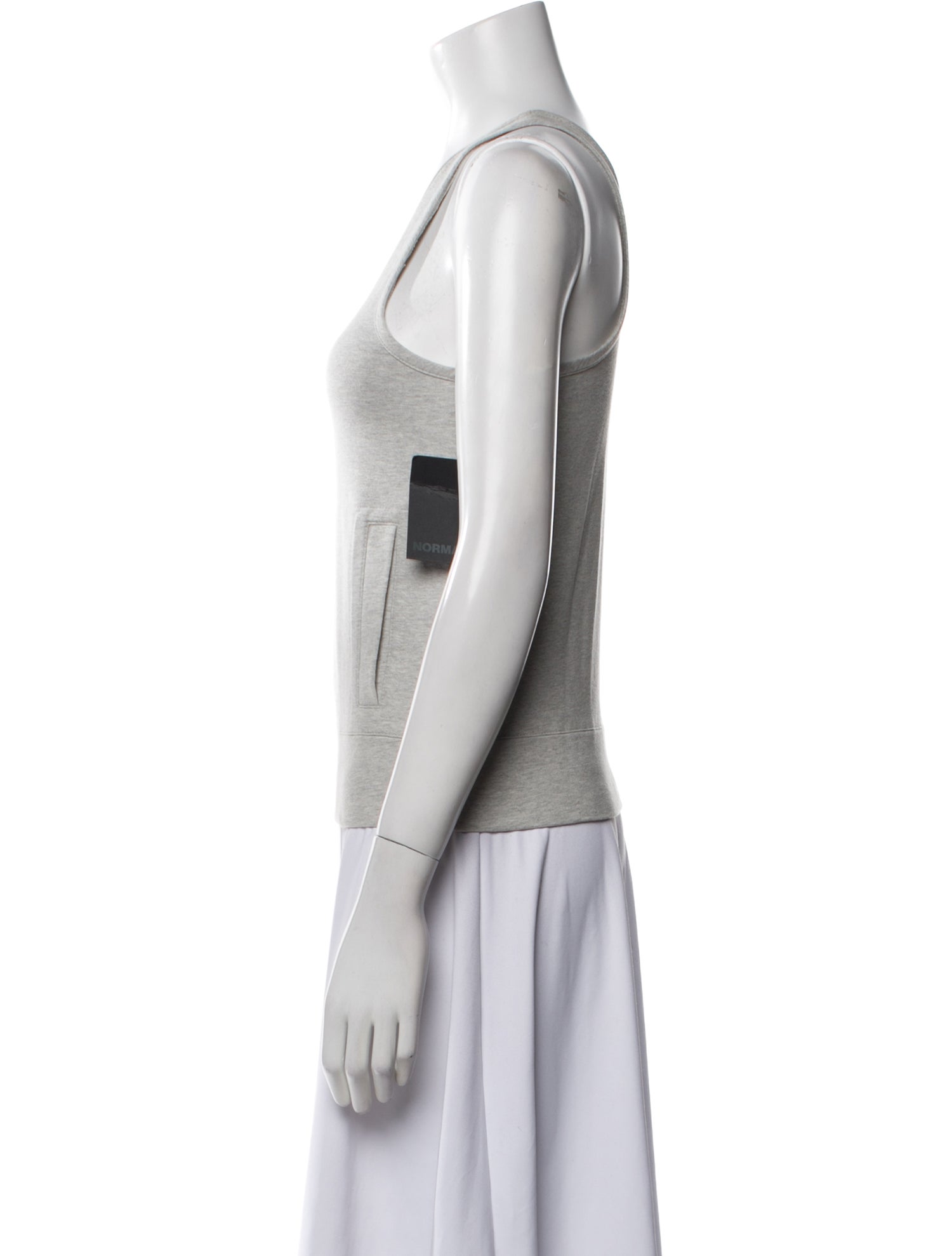 Norma Kamali Scoop Neck Sleeveless Top w/ Tags