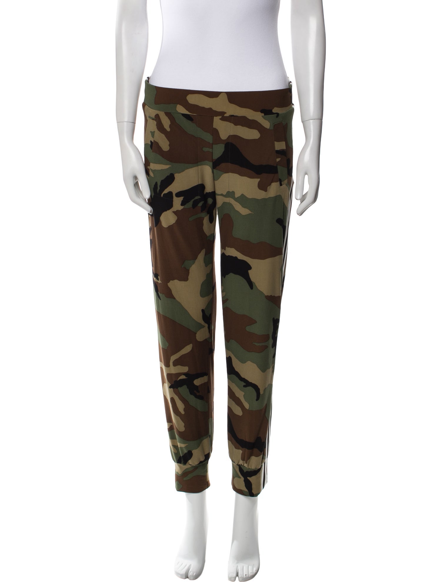 Norma Kamali Camouflage Print Sweatpants