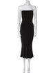 Norma Kamali Strapless Knee-Length Dress