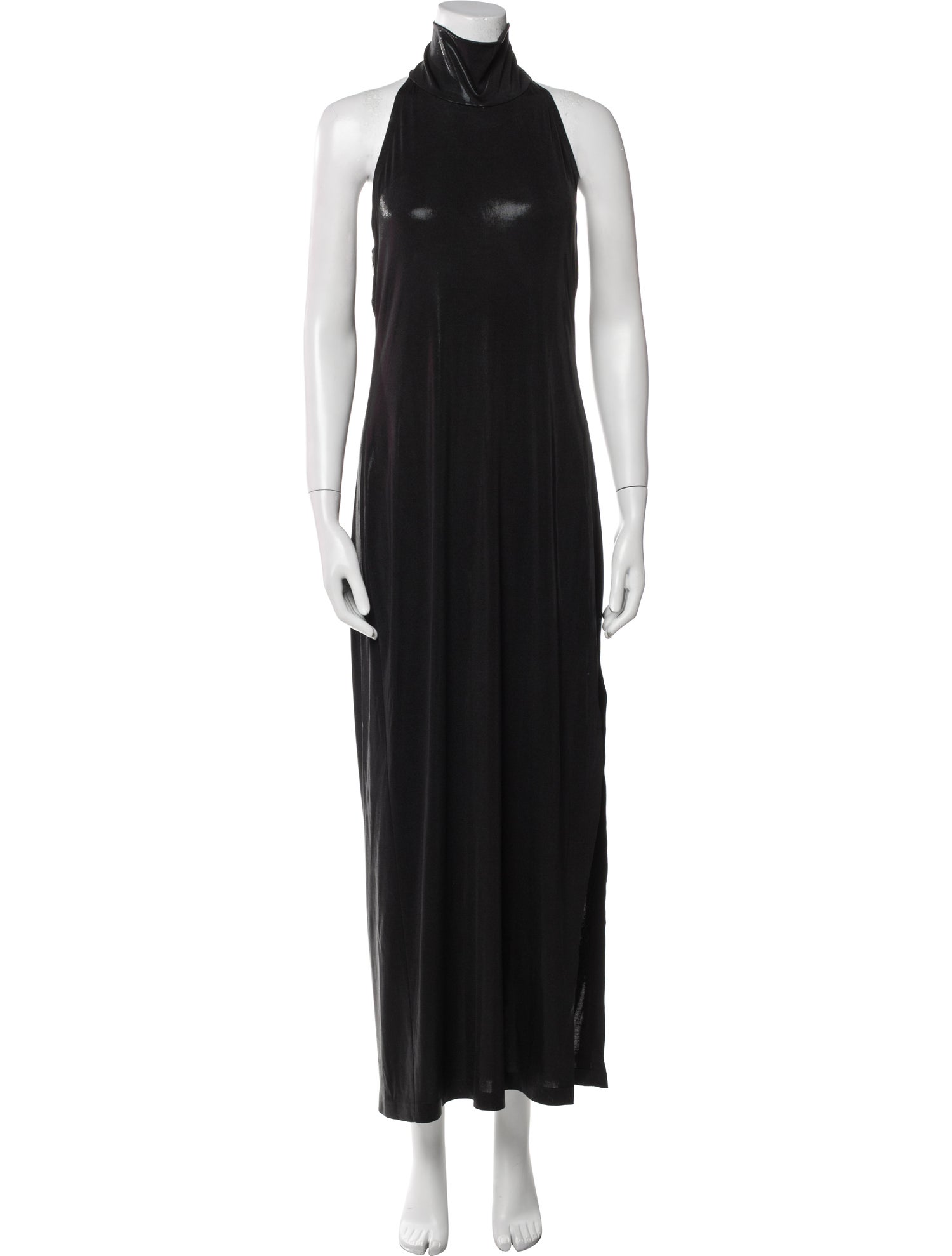 Norma Kamali Turtleneck Long Dress