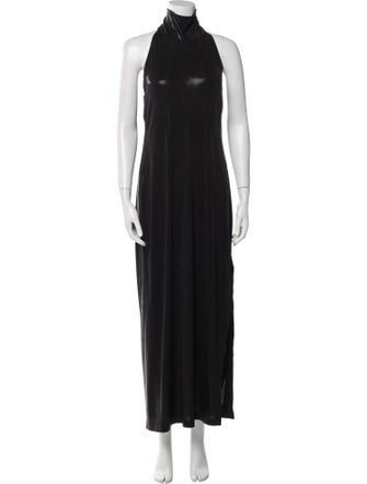 Norma Kamali Turtleneck Long Dress