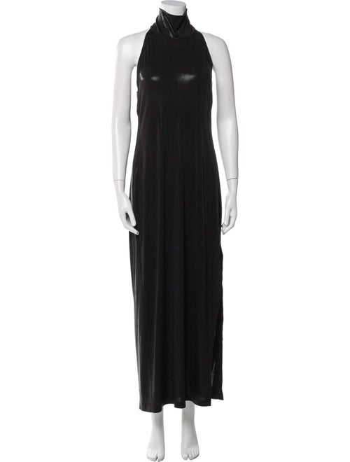Norma Kamali Turtleneck Long Dress