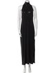 Norma Kamali Turtleneck Long Dress