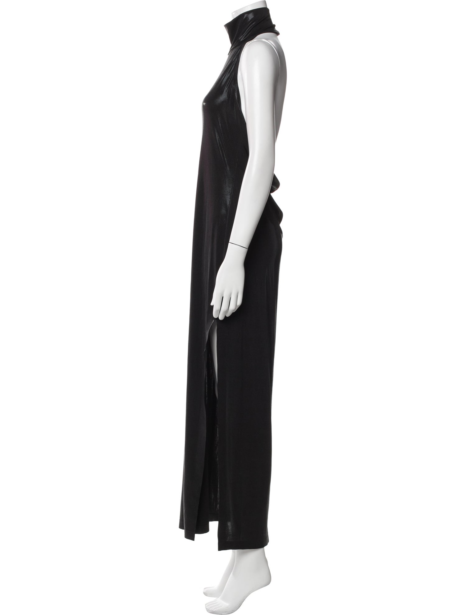 Norma Kamali Turtleneck Long Dress