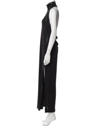 Norma Kamali Turtleneck Long Dress
