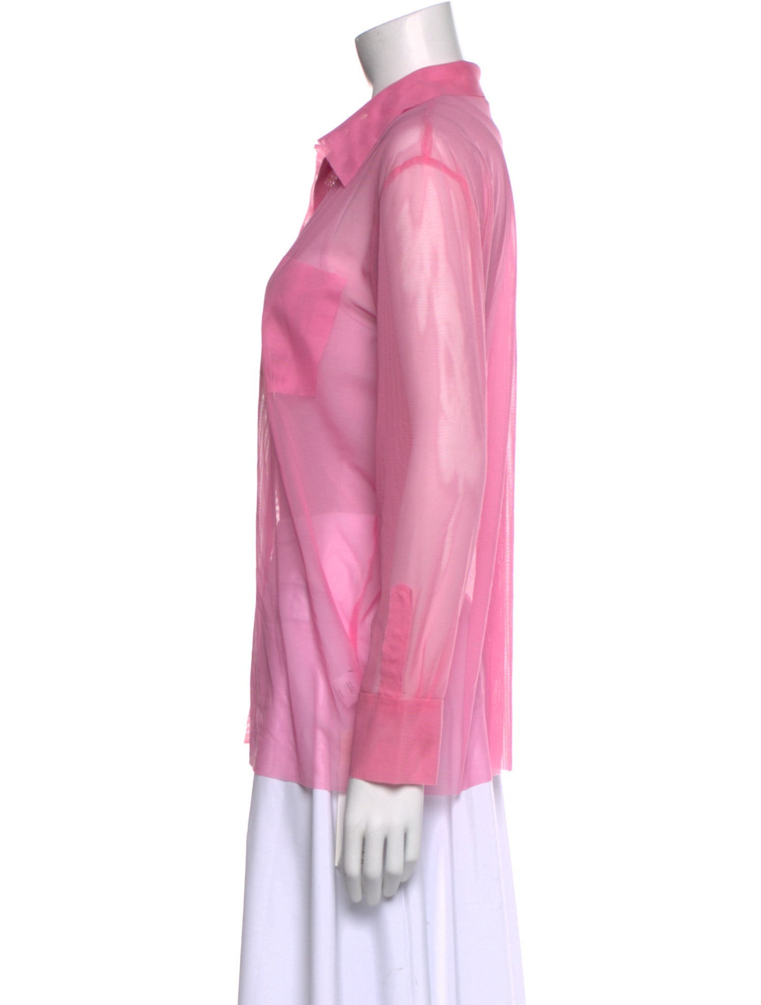 Norma Kamali Long Sleeve Blouse