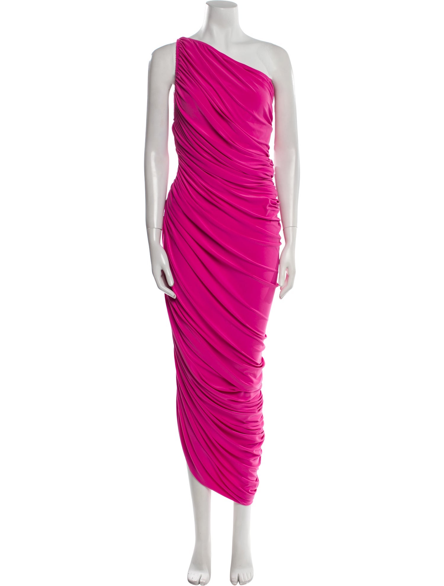 Norma Kamali One-Shoulder Long Dress