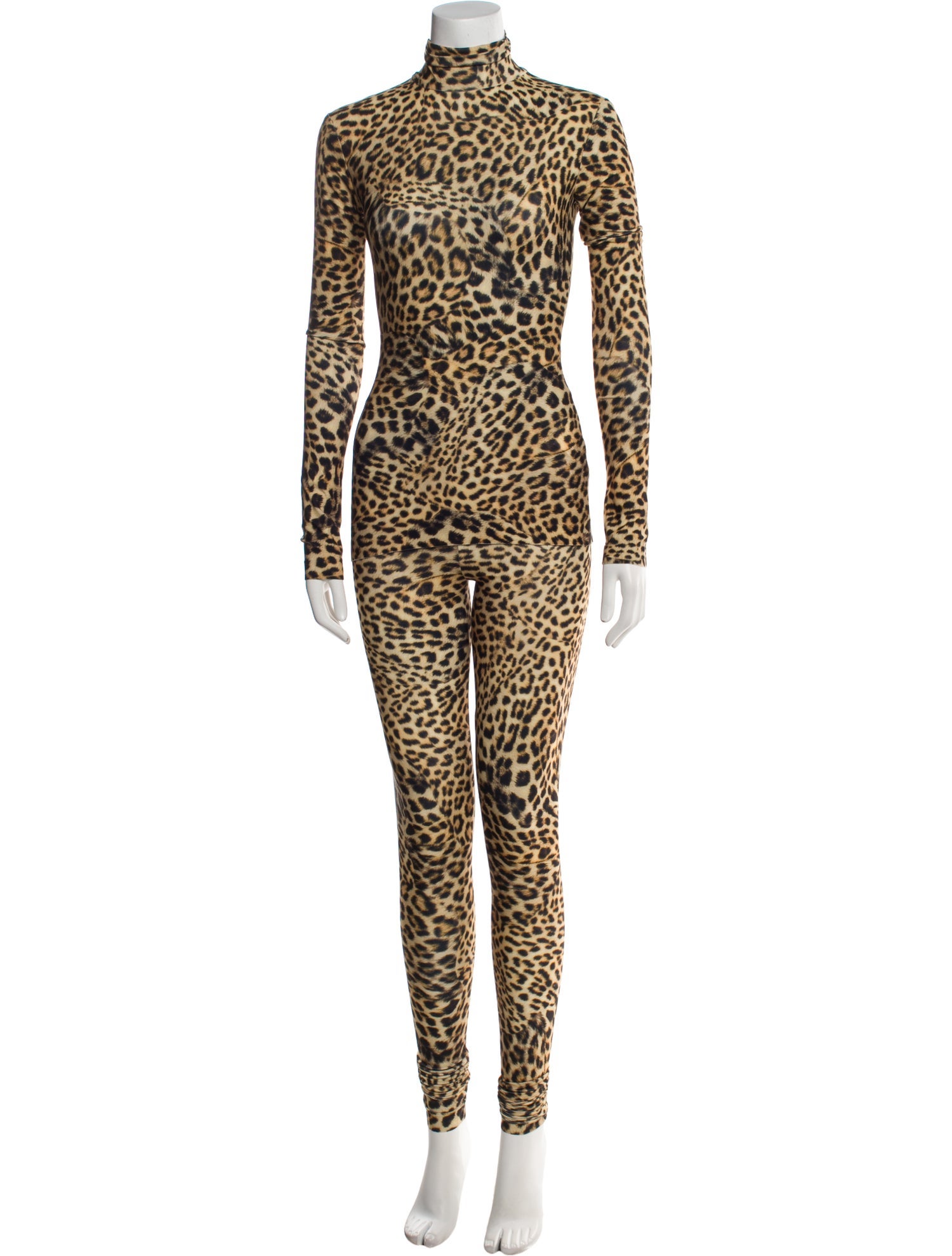 Norma Kamali Animal Print Pant Set