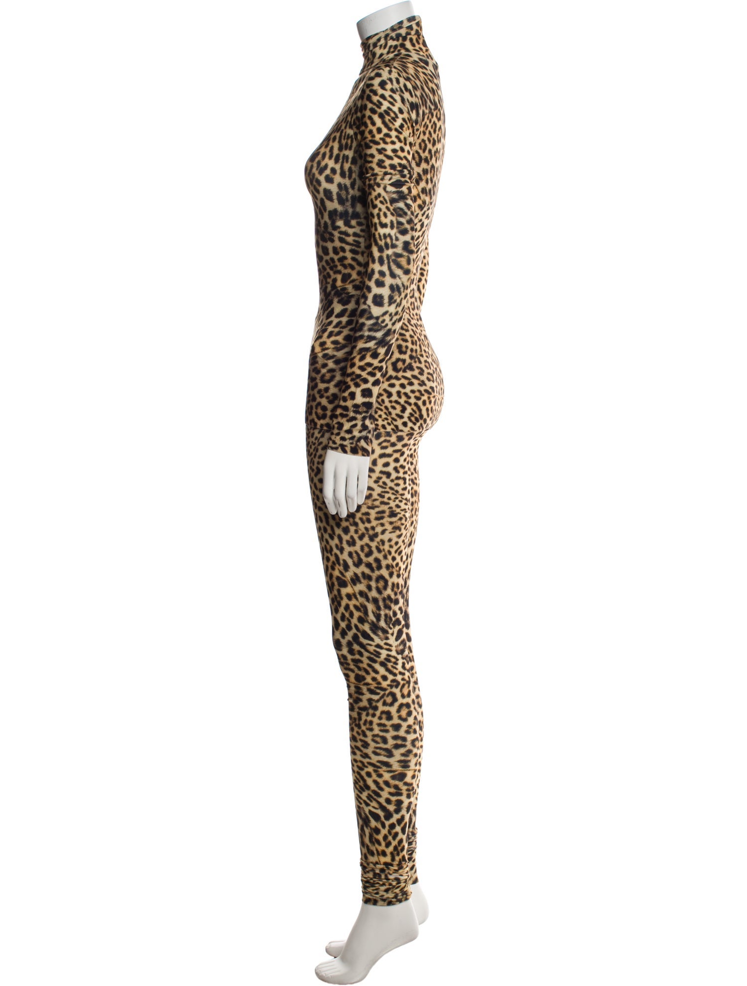 Norma Kamali Animal Print Pant Set