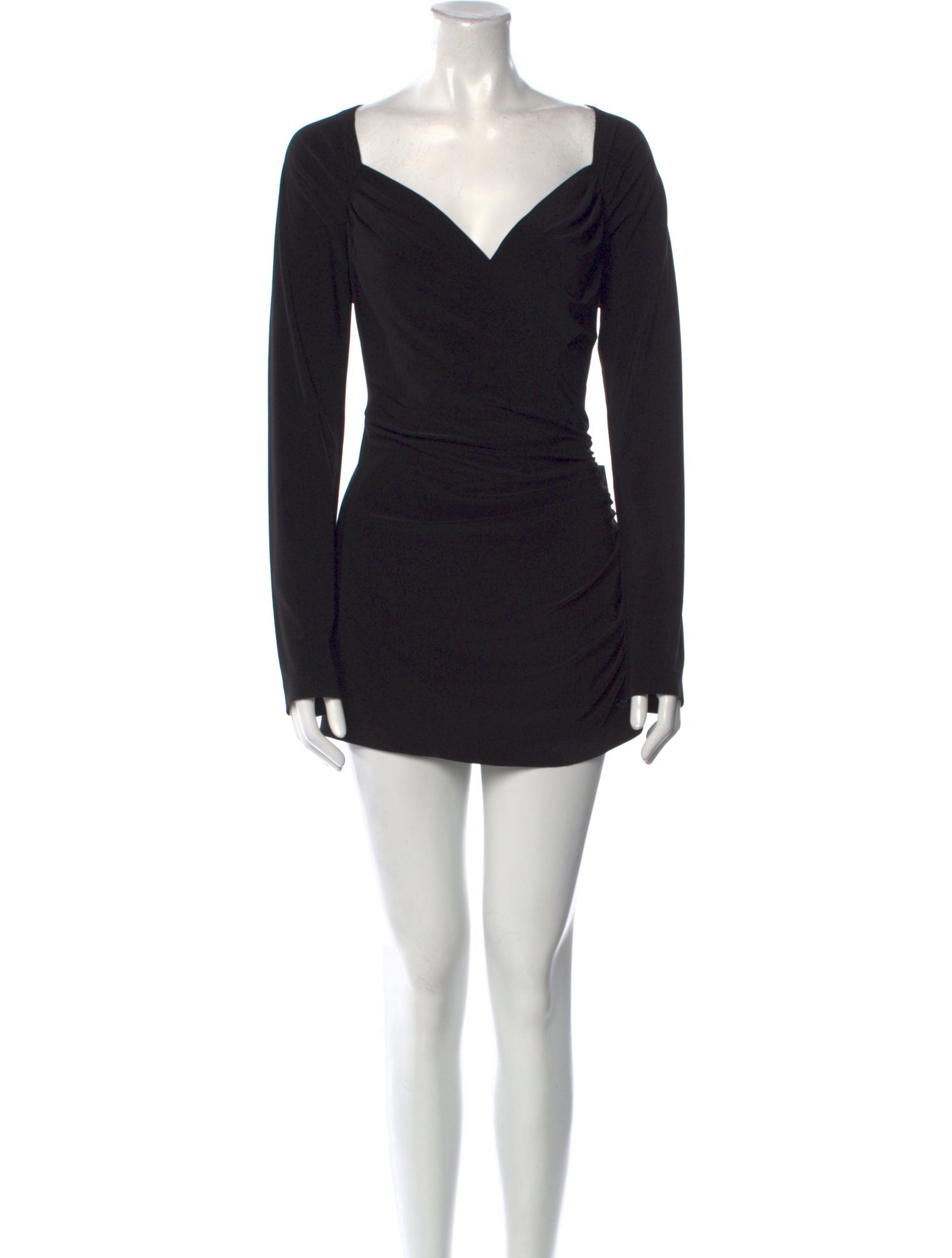 Norma Kamali V-Neck Mini Dress w/ Tags