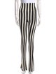 Norma Kamali Striped Straight Leg Pants