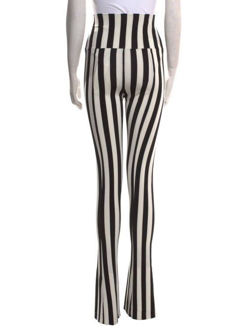 Norma Kamali Striped Straight Leg Pants