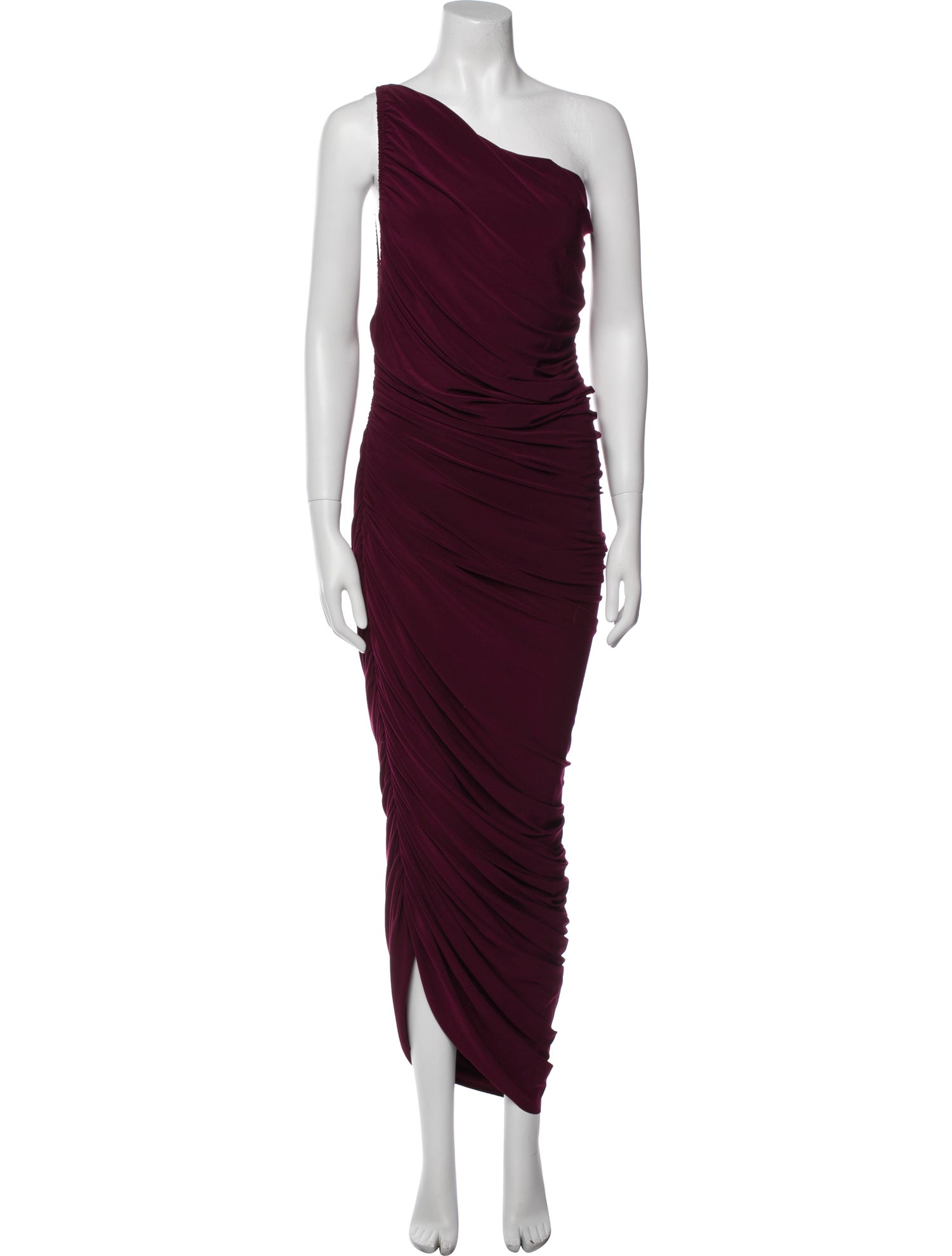 Norma Kamali One-Shoulder Long Dress