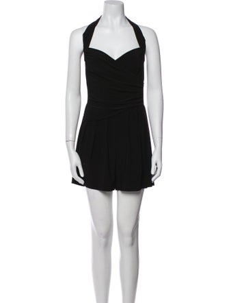 Norma Kamali Halterneck Romper