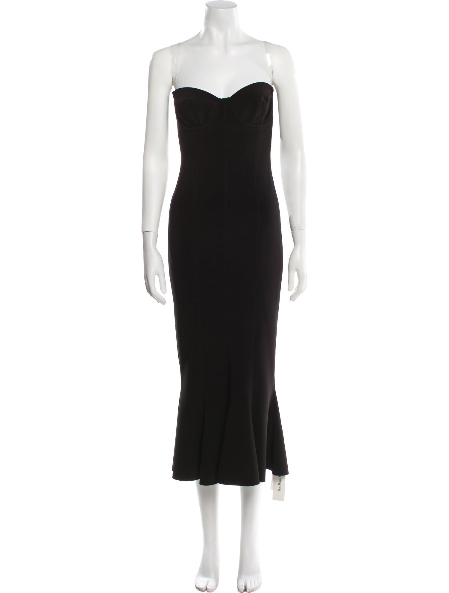 Norma Kamali Strapless Midi Length Dress w/ Tags