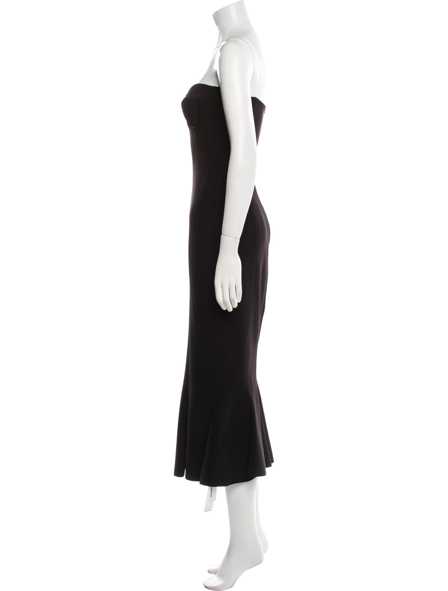 Norma Kamali Strapless Midi Length Dress w/ Tags