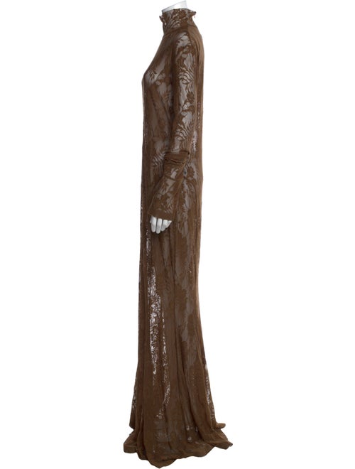 Norma Kamali Turtleneck Long Dress