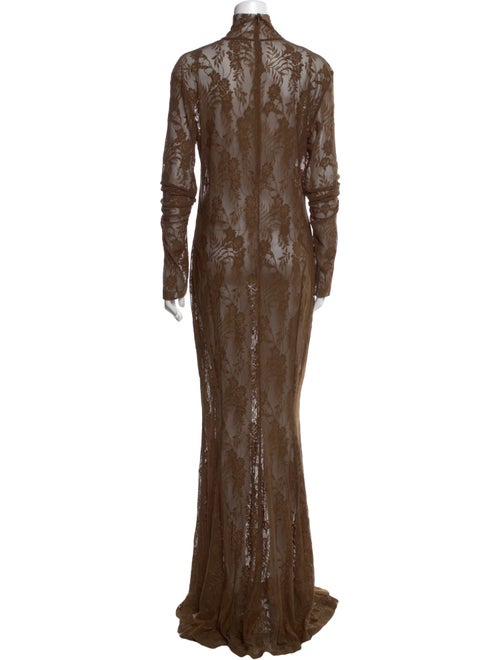 Norma Kamali Turtleneck Long Dress