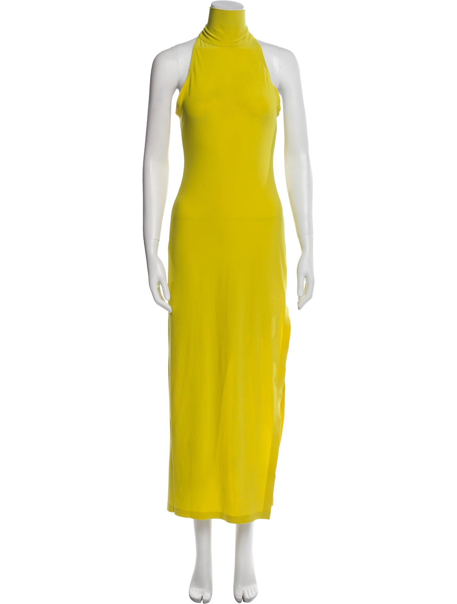 Norma Kamali Turtleneck Long Dress