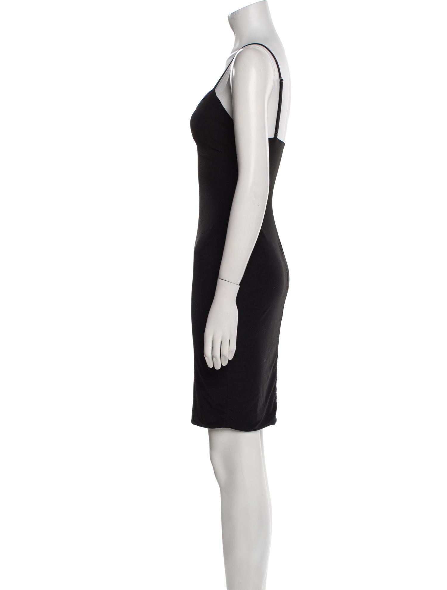 Norma Kamali V-Neck Mini Dress