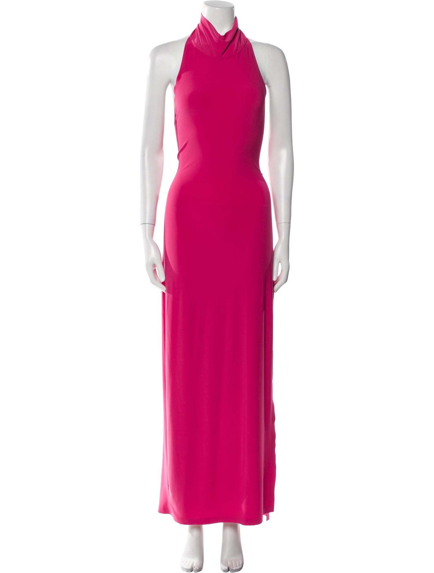 Norma Kamali Turtleneck Long Dress