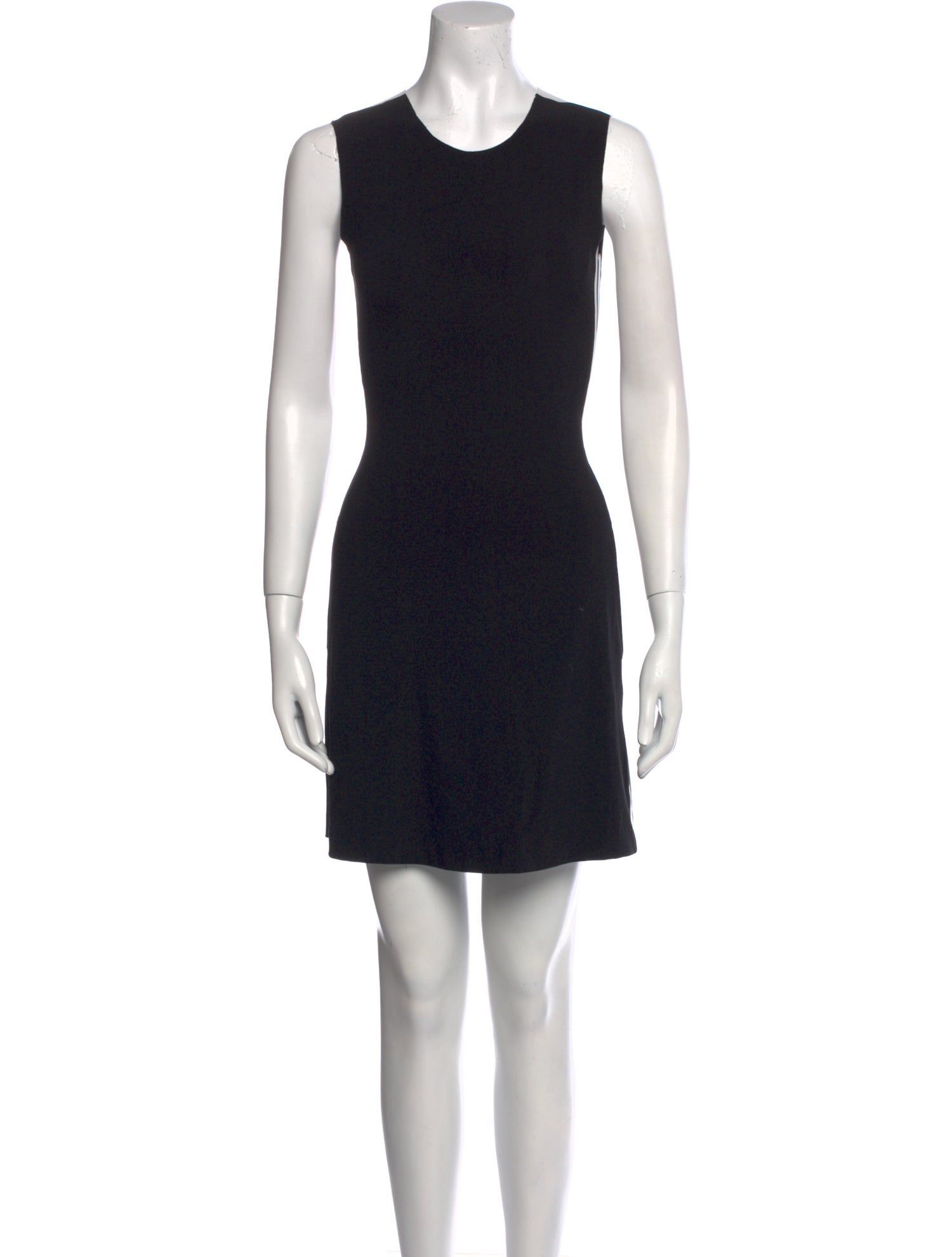 Norma Kamali Crew Neck Mini Dress